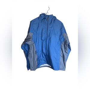 Columbia Blue and Gray Men's Windbreaker Jacket